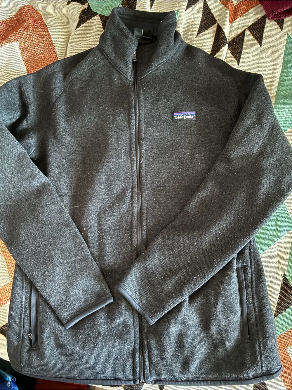 Patagonia Better Sweater Full Zip Fleece Jacket Woman’s XL Black, Patagonia